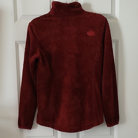 The North Face Osito Fleece Jacket Burgundy Red Women's Size Small - Picture 4 of 12